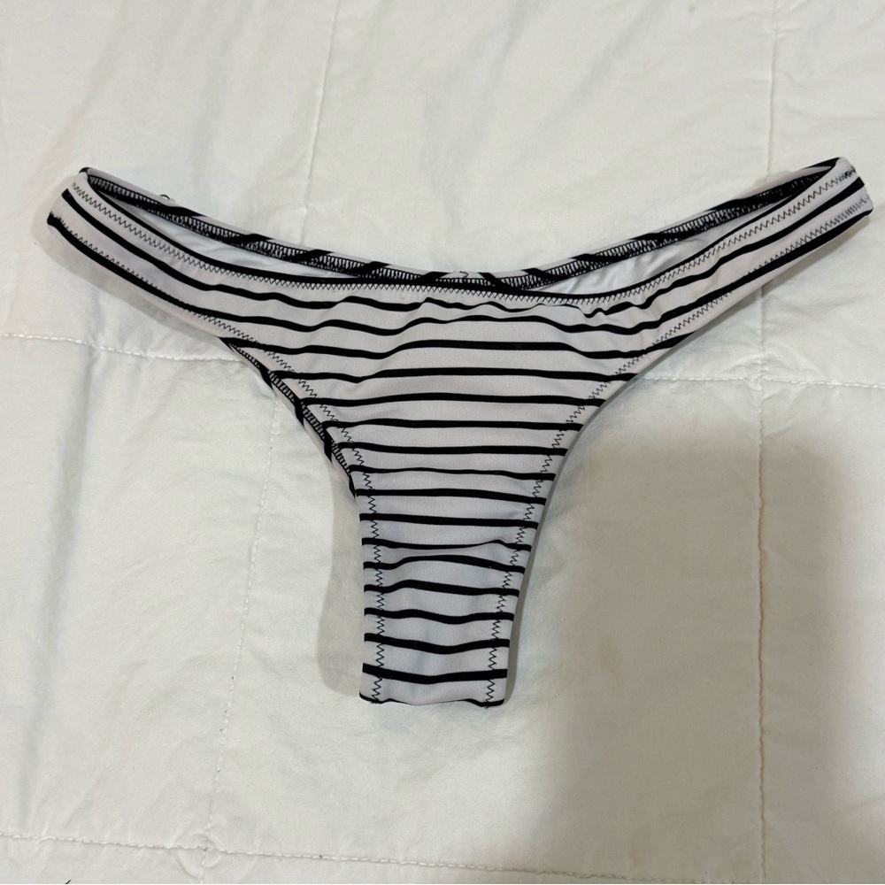 Victoria's Secret Black and White Bikini Bottom